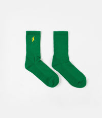 Polar No Comply Socks - Green / Yellow