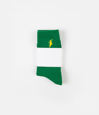 Polar No Comply Socks - Green / Yellow