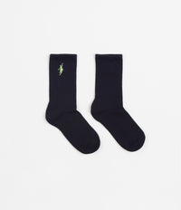 Polar No Comply Socks - Navy / Sage