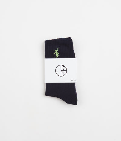 Polar No Comply Socks - Navy / Sage