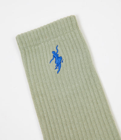 Polar No Comply Socks - Smoke