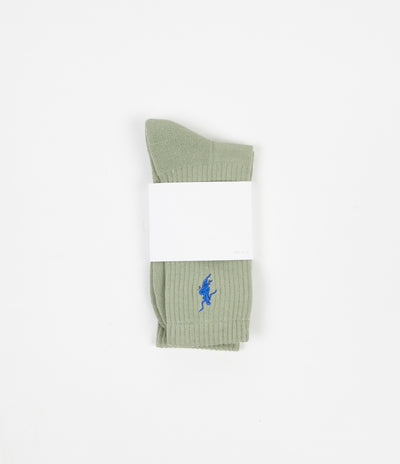 Polar No Comply Socks - Smoke