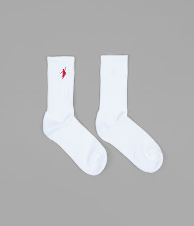 Polar No Comply Socks - White