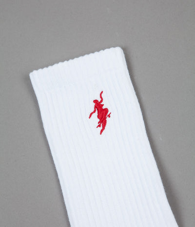 Polar No Comply Socks - White