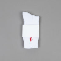 Polar No Comply Socks - White thumbnail