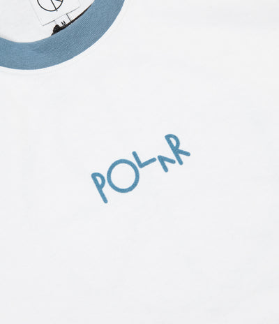 Polar Offside T-Shirt - White / Grey Blue