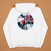 Polar Orchid Fill Logo Hoodie - White thumbnail