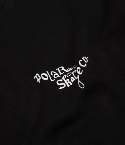 Polar Ornament Logo Crewneck Sweatshirt - Black