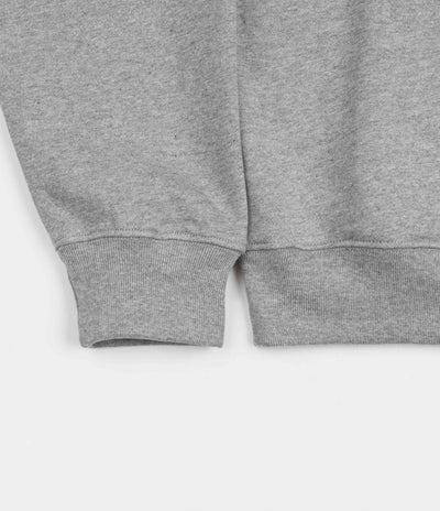 Polar Ornament Logo Crewneck Sweatshirt - Heather Grey