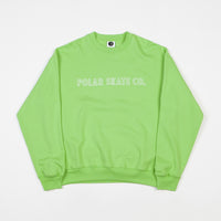 Polar Outline Crewneck Sweatshirt - Gecko Green thumbnail