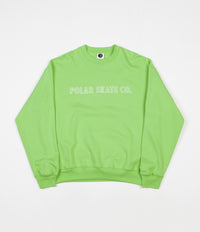 Polar Outline Crewneck Sweatshirt - Gecko Green