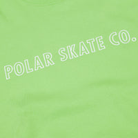 Polar Outline Crewneck Sweatshirt - Gecko Green thumbnail