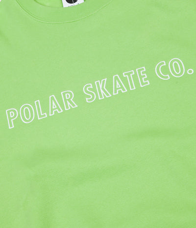 Polar Outline Crewneck Sweatshirt - Gecko Green