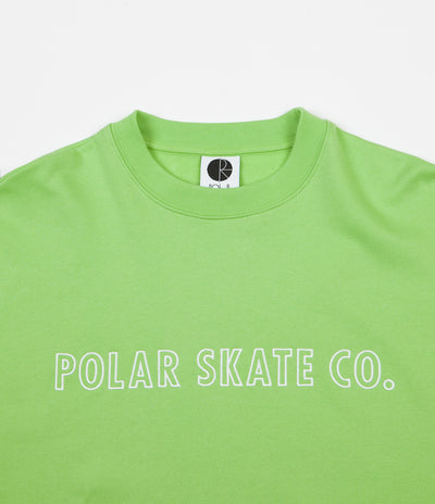 Polar Outline Crewneck Sweatshirt - Gecko Green