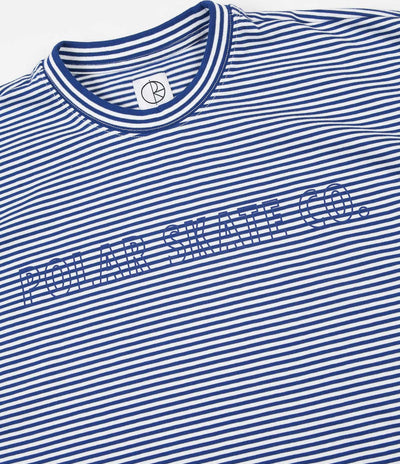 Polar Outline Stripe T-Shirt - Dark Blue