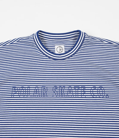 Polar Outline Stripe T-Shirt - Dark Blue