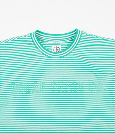 Polar Outline Stripe T-Shirt - Green