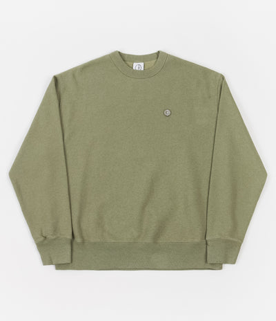 Polar Patch Crewneck Sweatshirt - Heather Green