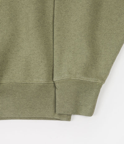 Polar Patch Crewneck Sweatshirt - Heather Green