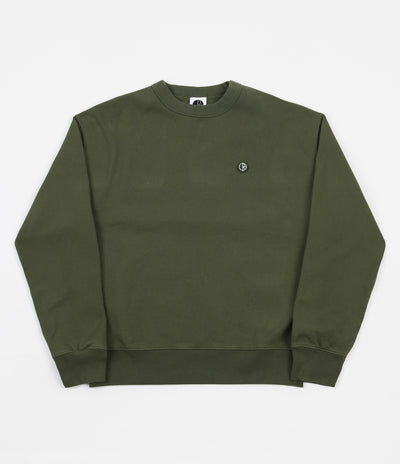 Polar Patch Crewneck Sweatshirt - Hunter Green