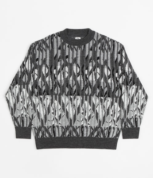 Polar Paul Knit Sweatshirt - Grey | Flatspot