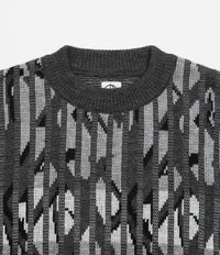 Polar Paul Knit Sweatshirt - Grey | Flatspot