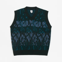 Polar Paul Knit Vest - Dark Green thumbnail