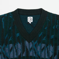 Polar Paul Knit Vest - Dark Green thumbnail