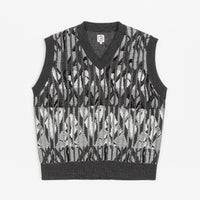 Polar Paul Knit Vest - Grey thumbnail