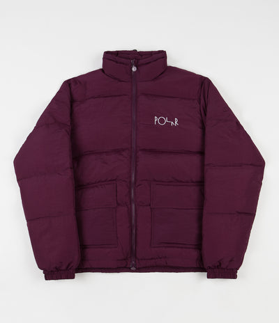 Polar Pocket Puffer Jacket - Prune