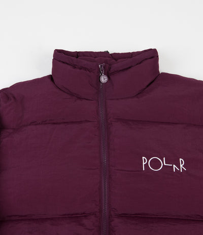 Polar Pocket Puffer Jacket - Prune