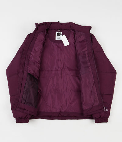 Polar Pocket Puffer Jacket - Prune