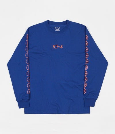 Polar Racing Long Sleeve T-Shirt -  80's Blue