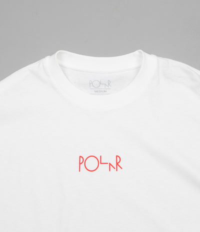 Polar Racing Long Sleeve T-Shirt - White / Red