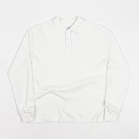 Polar Rib Henley Long Sleeve T-Shirt - Cloud White thumbnail