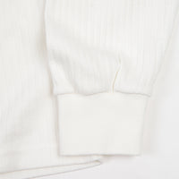 Polar Rib Henley Long Sleeve T-Shirt - Cloud White thumbnail