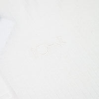 Polar Rib Henley Long Sleeve T-Shirt - Cloud White thumbnail