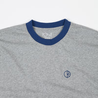 Polar Ringer T-Shirt - Heather Grey / Navy thumbnail