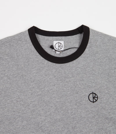 Polar Rios Ringer T-Shirt - Heather Grey / Black