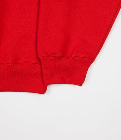 Polar Script Crewneck Sweatshirt - Red