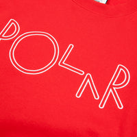 Polar Script Crewneck Sweatshirt - Red thumbnail