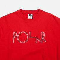 Polar Script Crewneck Sweatshirt - Red thumbnail