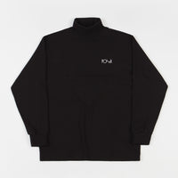 Polar Script Turtleneck Long Sleeve T-Shirt - Black thumbnail