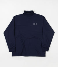 Polar Script Turtleneck - Rich Navy