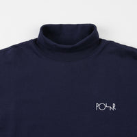 Polar Script Turtleneck - Rich Navy thumbnail