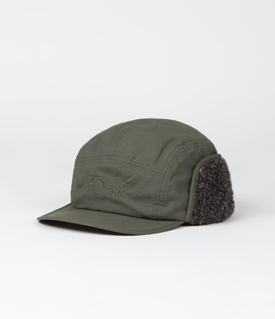 Polar Sherpa Flap Cap - Army Green