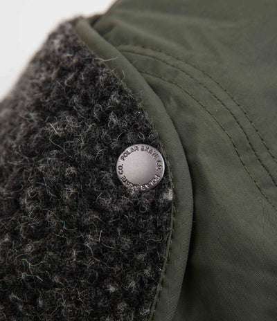 Polar Sherpa Flap Cap - Army Green