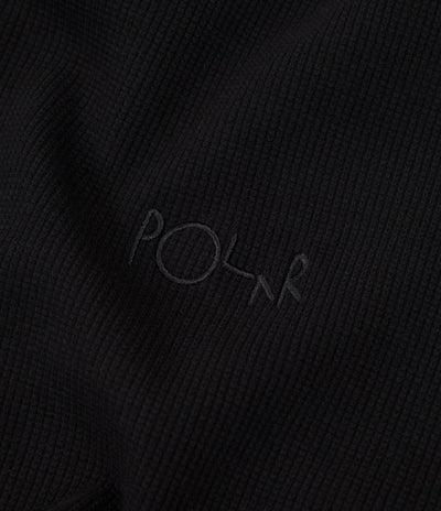 Polar Shin Turtleneck Long Sleeve T-Shirt - Black