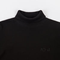 Polar Shin Turtleneck Long Sleeve T-Shirt - Black thumbnail