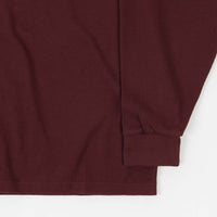 Polar Shin Turtleneck Long Sleeve T-Shirt - Wine thumbnail